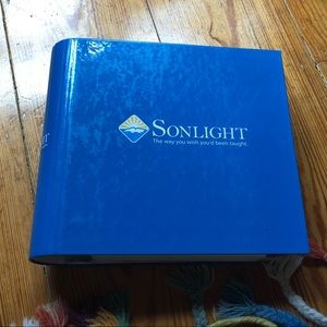Sonlight Homeschooling curriculum binder instructor’s guide science bible Core A